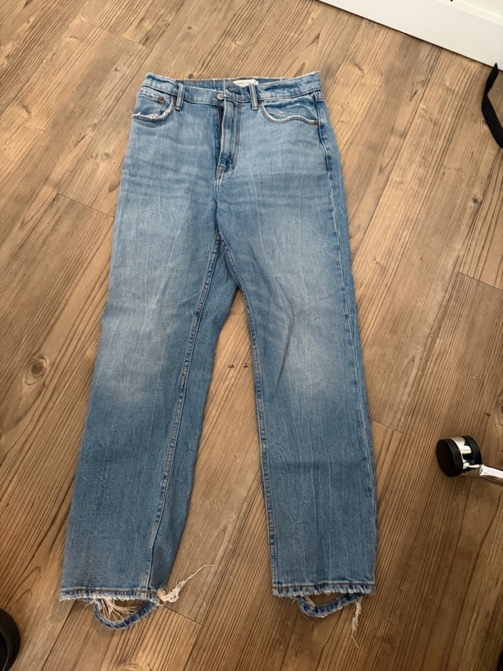 Abercrombie & Fitch Light Blue Straight Leg Jeans